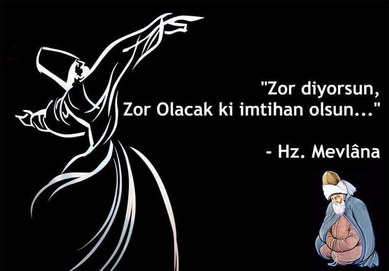 Mevlana sözleri resimli