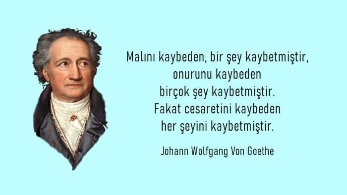 En Güzel Goethe Sözleri